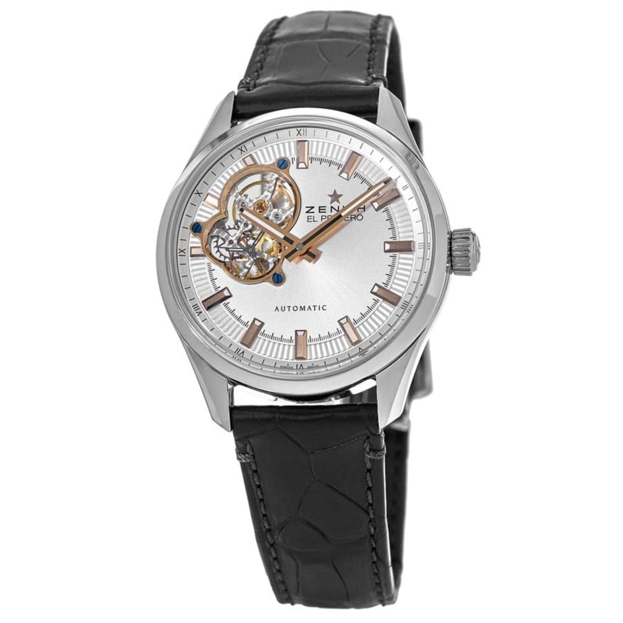 Zenith El Primero Synopsis 40mm Silver Dial Automatic Men's Zenith El Primero Synopsis 40mm Silver Dial Automatic Men's