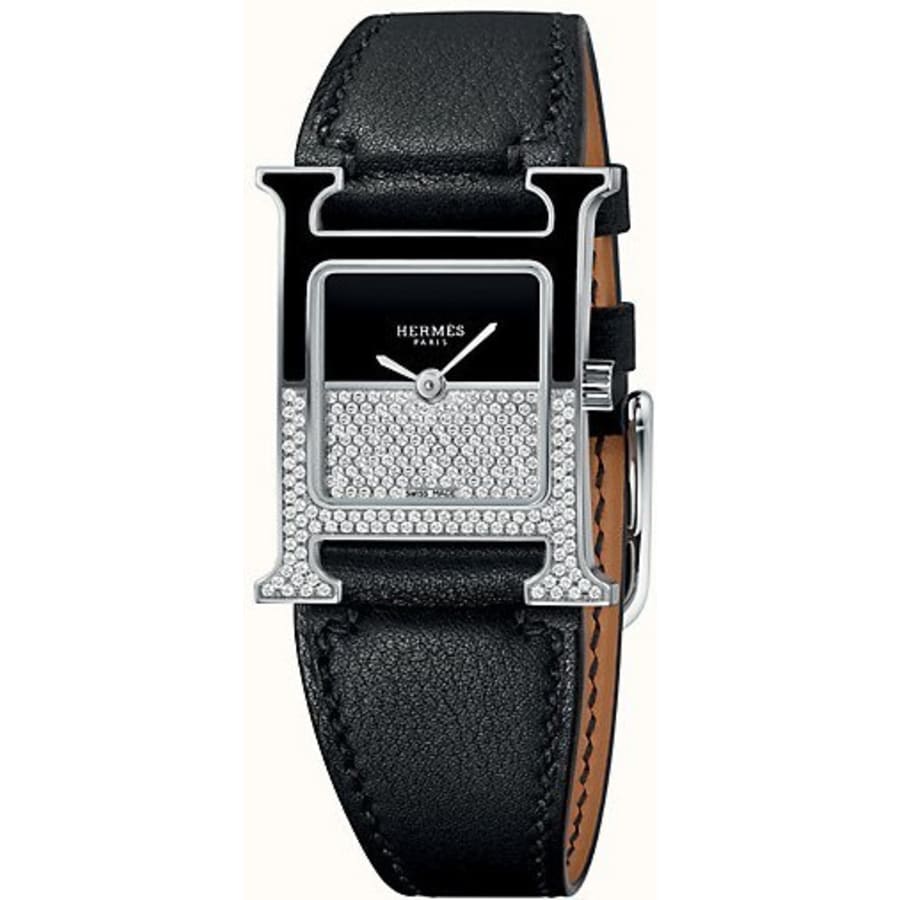 Hermes H Hour Heure Diamond Watch