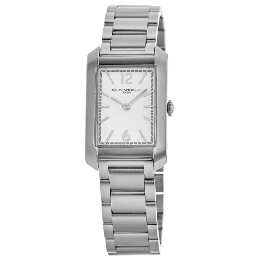 Baume & Mercier Hampton Quartz Silver Dial Steel Women's Watch 10473