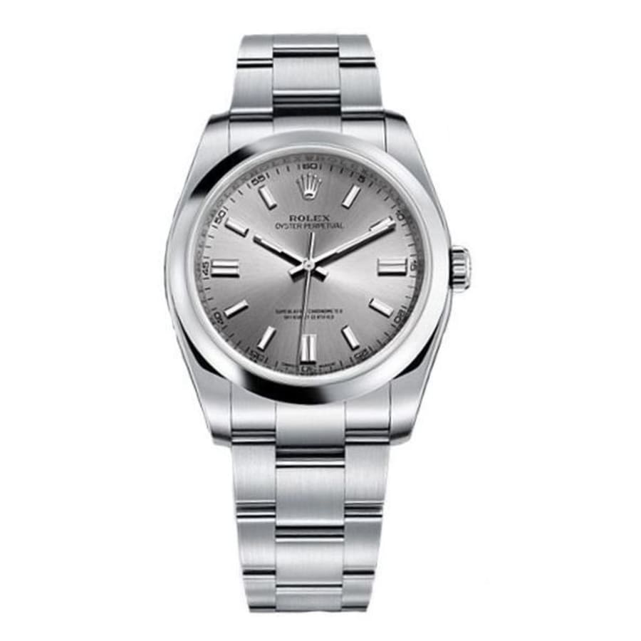 Rolex Oyster Perpetual No-Date Men's Watch 116000-0009 | WatchMaxx.com