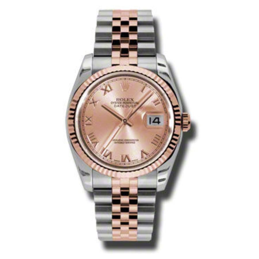 Rolex Datejust 36 Steel & Everose Gold Unisex Watch 116231-CHRJ