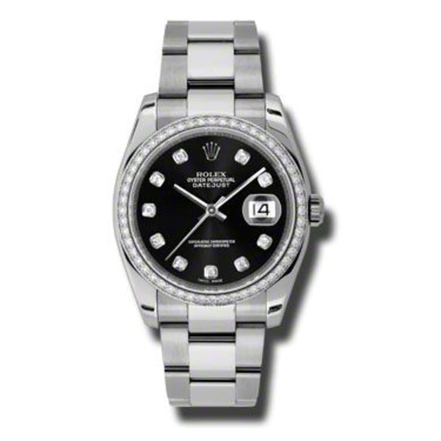 Rolex Datejust 36 White Gold & Diamonds Unisex Watch 116244-BKDO