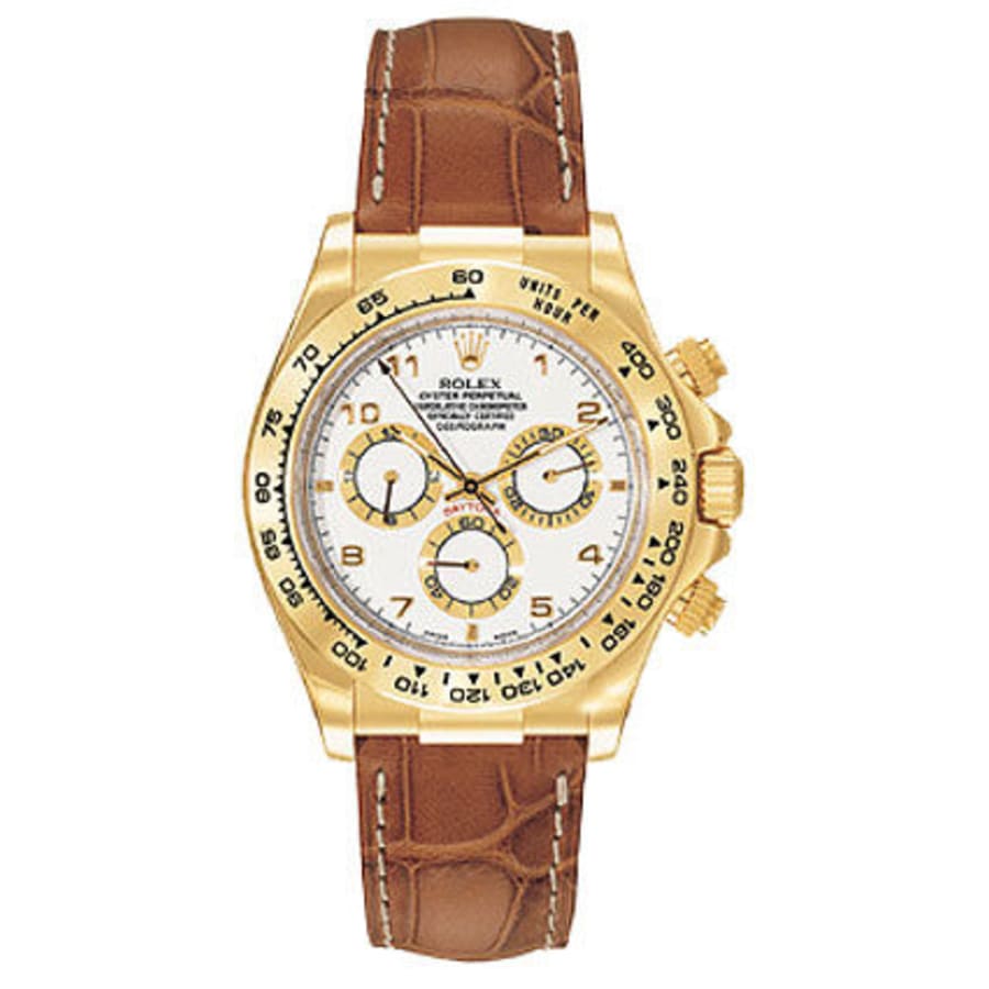 Rolex Cosmograph Daytona Men's Watch 116518-WHABRL | WatchMaxx