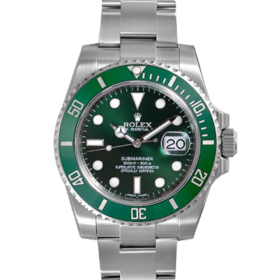 Rolex Submariner Hulk Green Dial Steel Men's Watch 116610LV