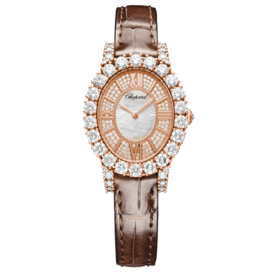 Chopard L'Heure Du Diamant Mother of Pearl Diamond Leather Chopard L'Heure Du Diamant Mother of Pearl Diamond Leather