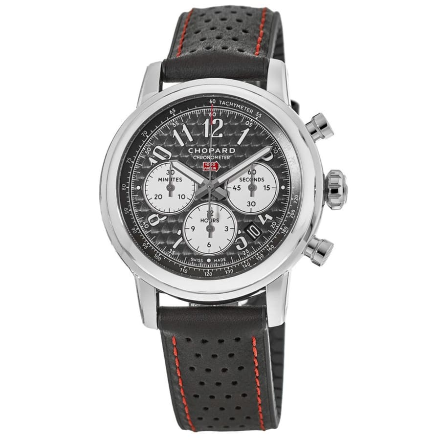 Chopard Classic Racing Mille Miglia Grey Dial Black Leather Limited Edition Men's Watch 1685893006 Chopard Classic Racing Mille Miglia Grey Dial Black Leather Limited Edition Men's Watch 1685893006