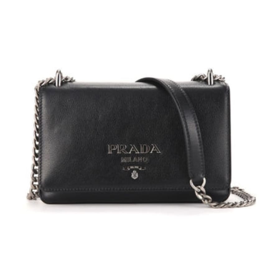 PRADA ボディバッグ Prada Black Leather Women's Shoulder Bag 1BD144 2EBJ F0002