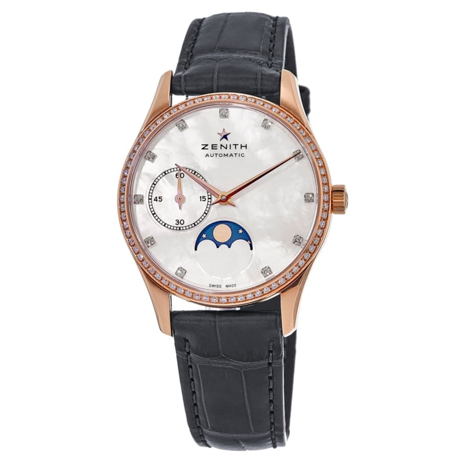 Zenith Heritage Automatic 18kt Rose Gold Diamond Women's Watch  22.2310.692/81.C709