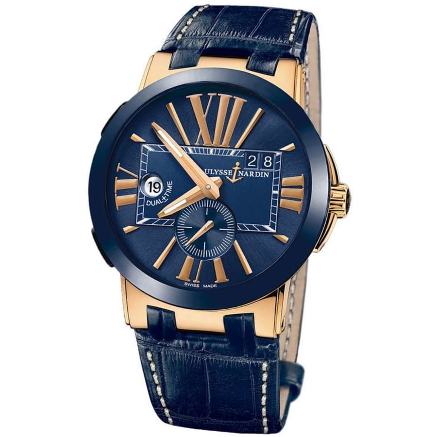 Ulysse Nardin Executive Dual Time 43mm Men S Watch 246 00 43