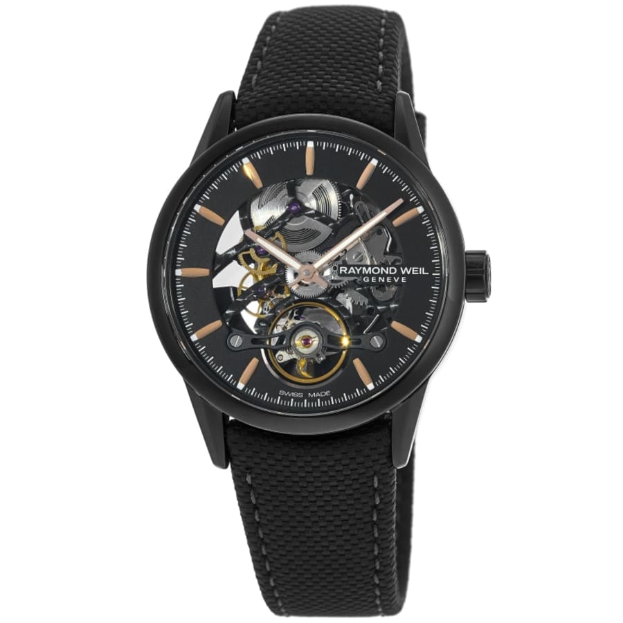Raymond Weil Freelancer Automatic Black Skeleton Dial Black Raymond Weil Freelancer Automatic Black Skeleton Dial Black