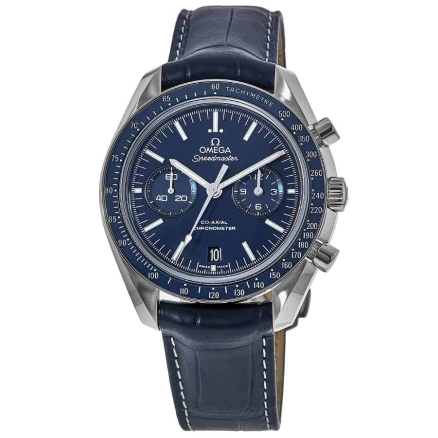 Omega Speedmaster Moonwatch Blue Dial Titanium Men's Watch