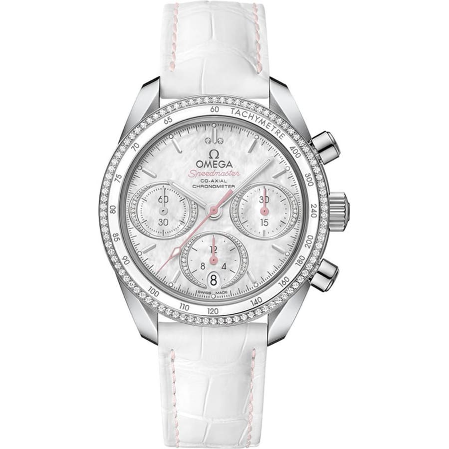 AO5038.001./87.54口19/140 Omega Speedmaster Co-Axial Chronograph 38mm Diamond Mother