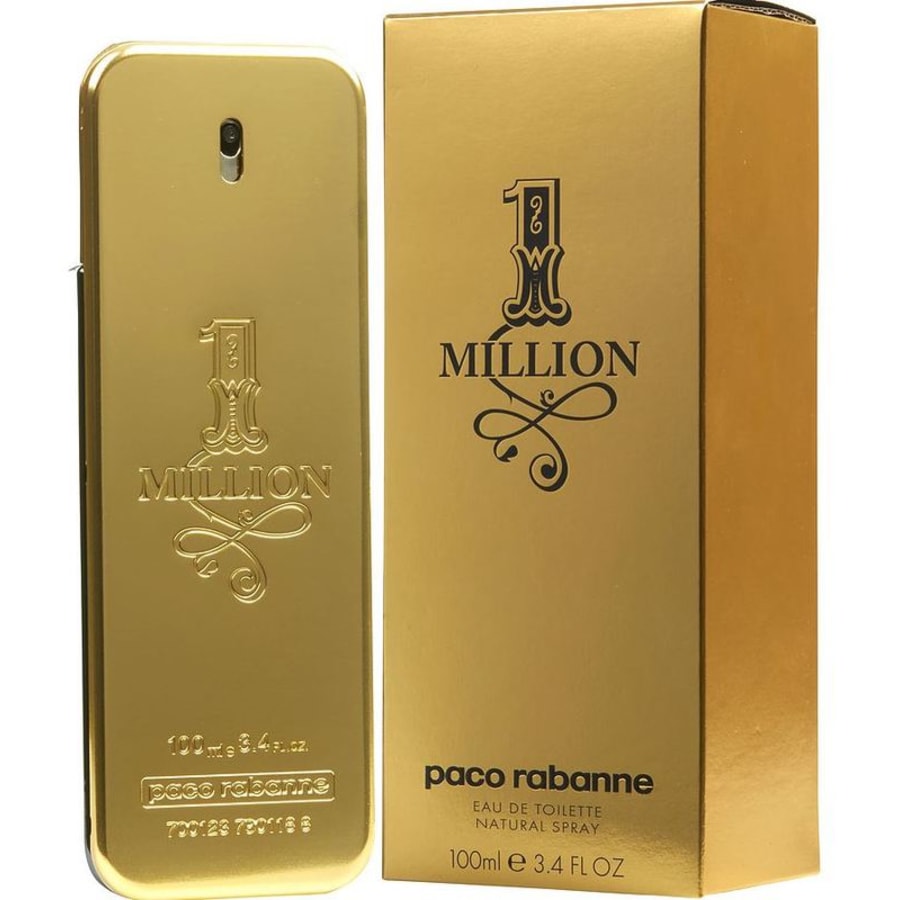 Paco Rabanne Cologne 1 Million EDT Spray 100 ml Tester 3.4 oz Unisex ...