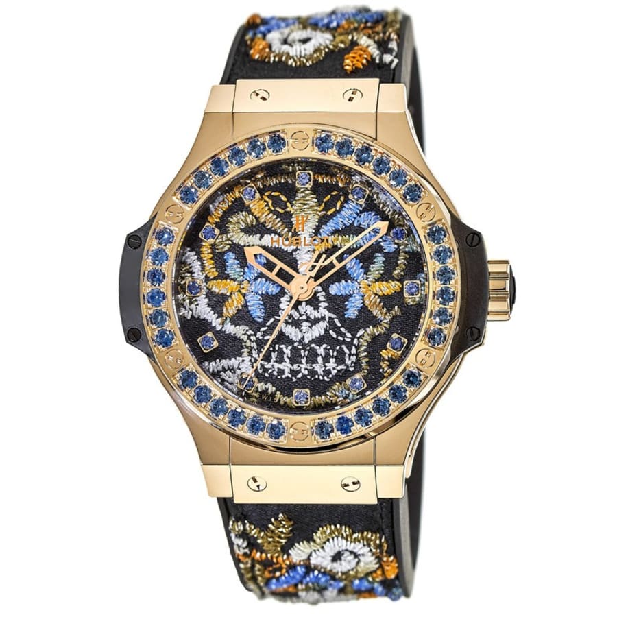 hublot big bang broderie sugar skull gold