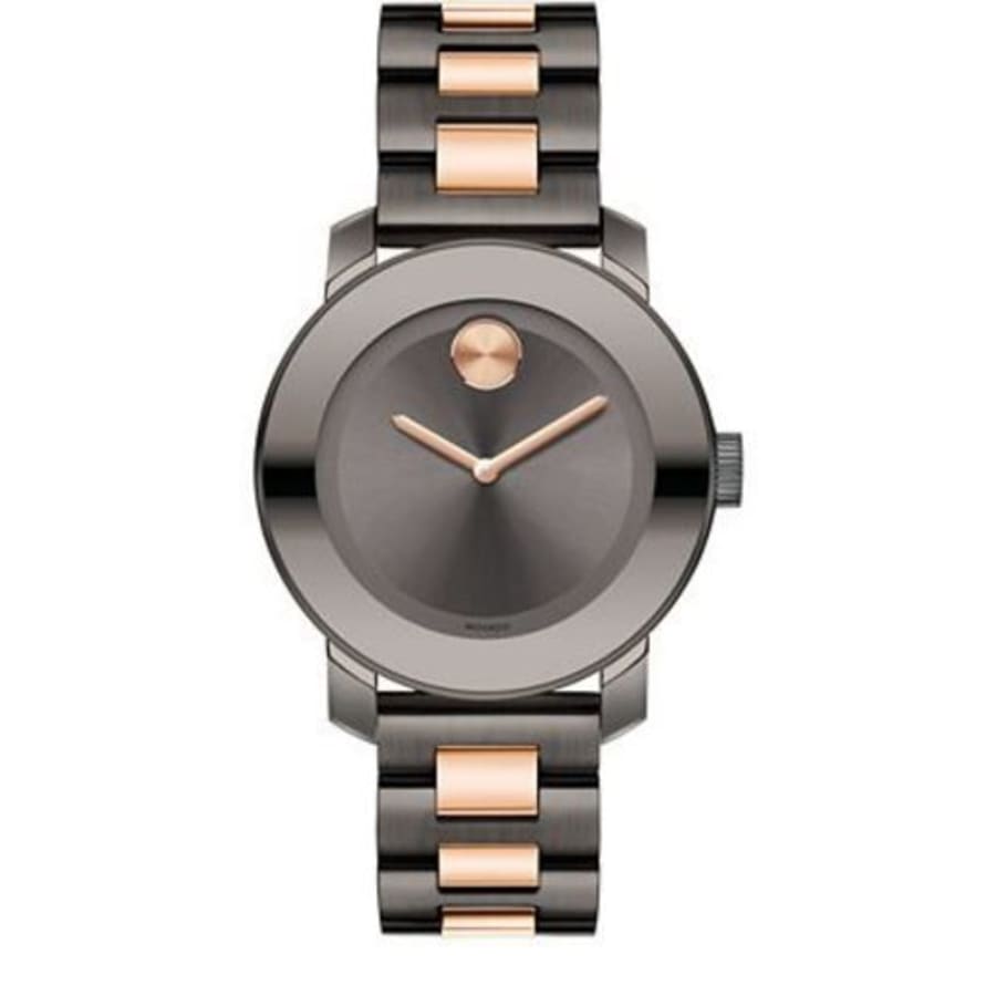 Movado Bold Rose Gold Tone Grey Women S Watch 3600327