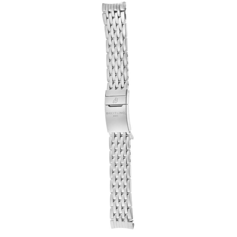 Breitling Steel 22mm Navitimer Polished Steel Watch Band 452A