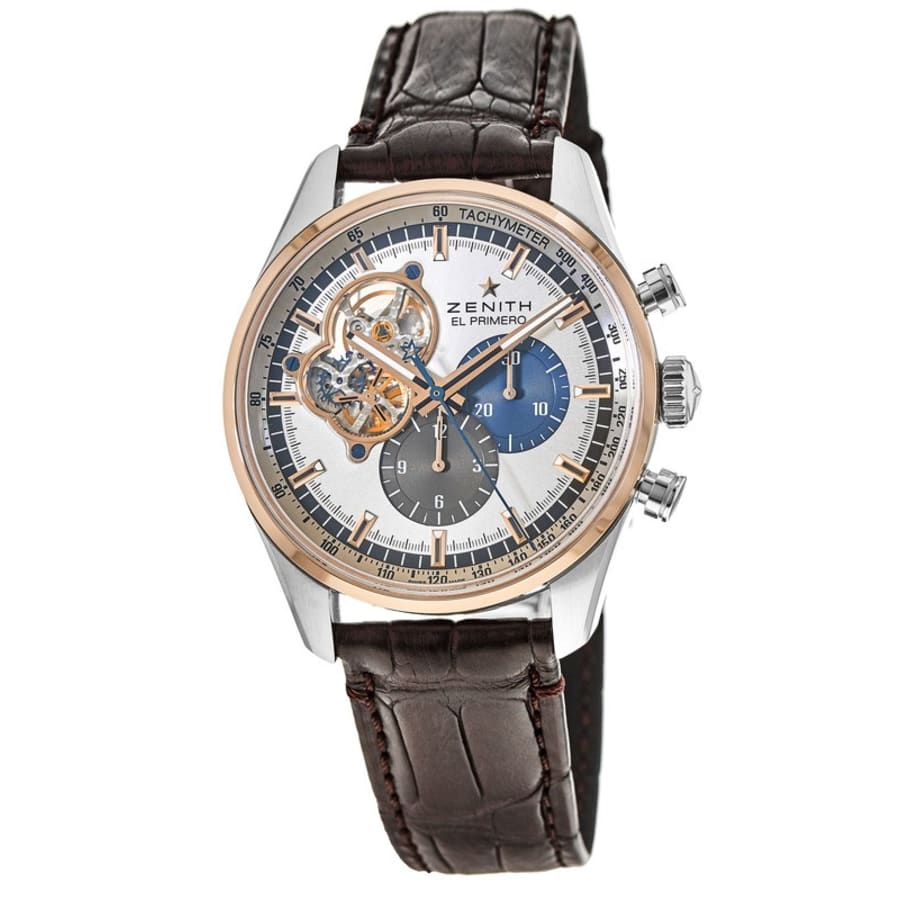 Zenith Chronomaster El Primero Open Rose Gold Brown Leather Zenith Chronomaster El Primero Open Rose Gold Brown Leather