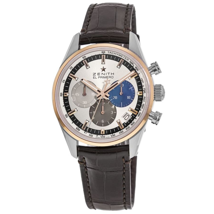 Zenith Chronomaster El Primero 38mm Silver Dial Brown