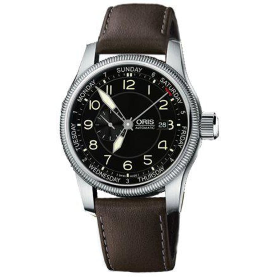 oris big crown pointer date small second