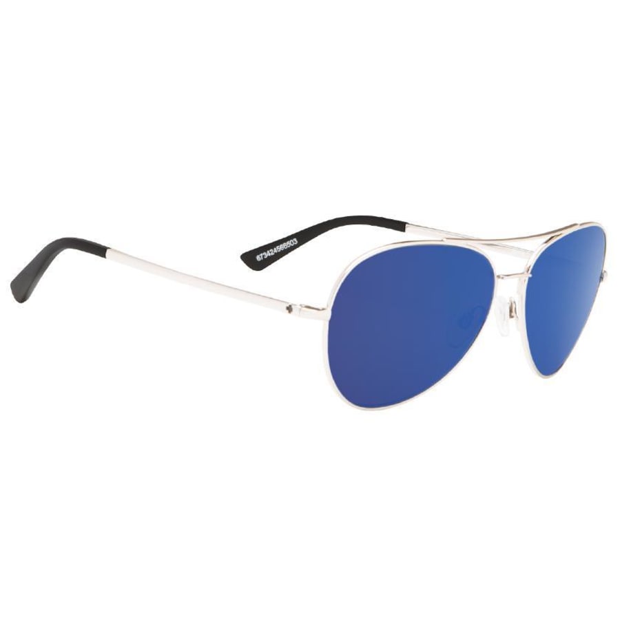 Spy Optics Silver Aviator Blue Unisex Sunglasses 673424566503