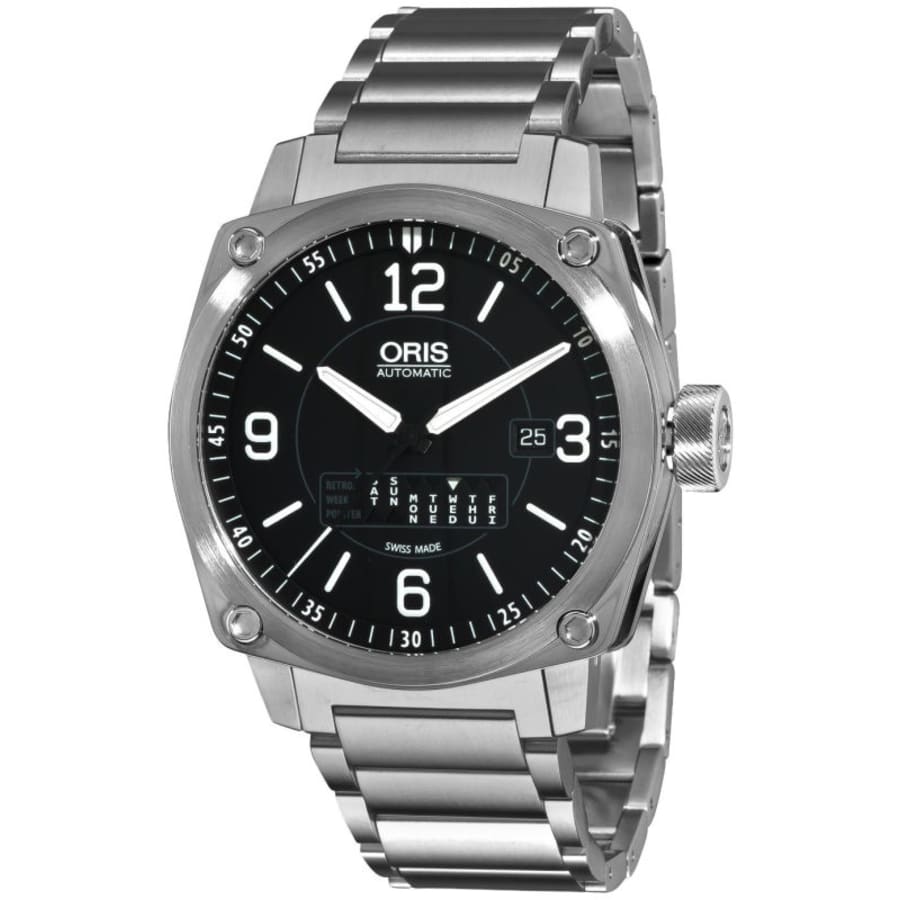 Oris BC4 Retrograde Men's Watch 73576174164MB | WatchMaxx