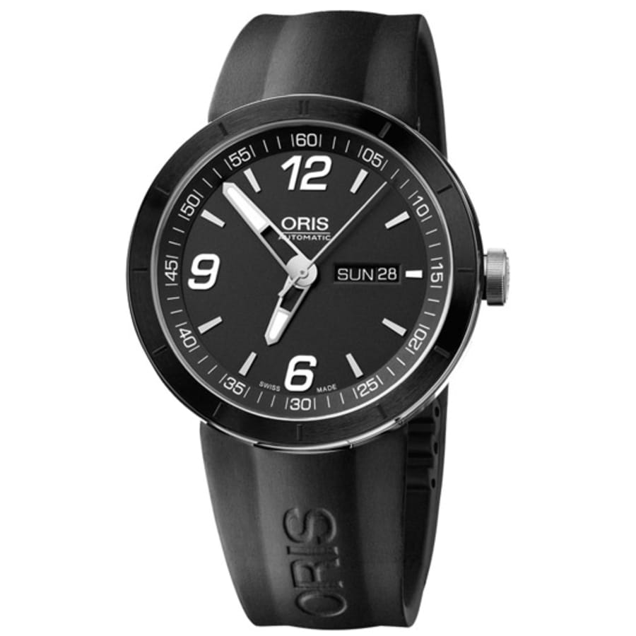 Oris TT1 Day-Date Men's Watch 73576514174RS | WatchMaxx