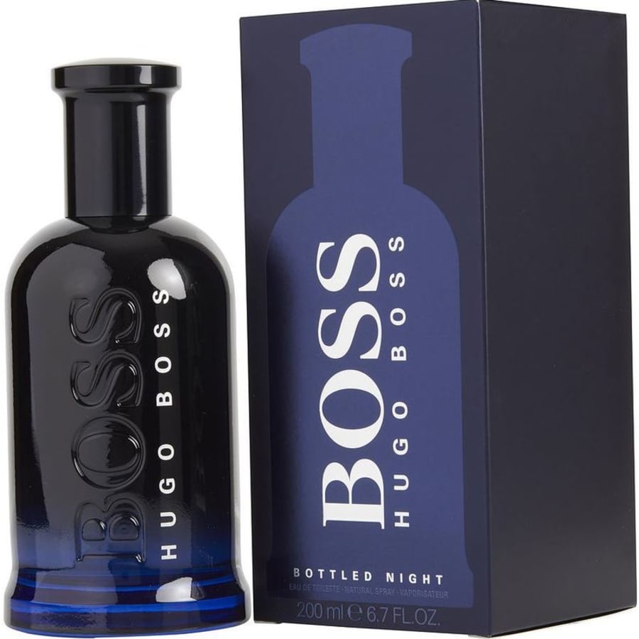 Hugo Boss Cologne Boss Bottled Night EDT Spray 6.8 oz Men's Fragrance