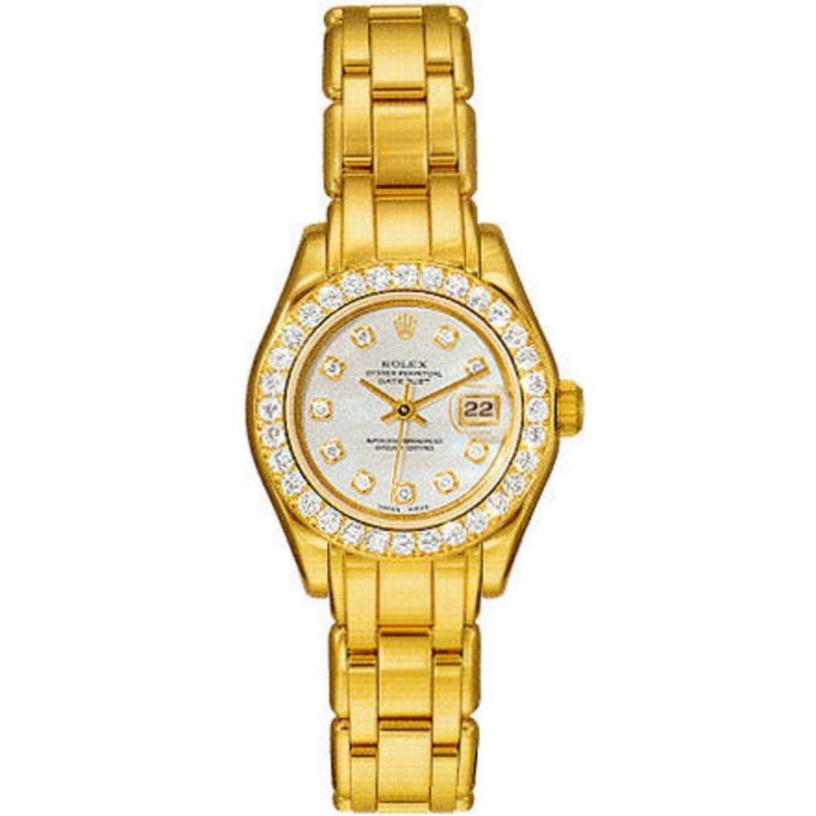 Rolex Pearlmaster Women's Watch 802998-WHMOPDO | WatchMaxx.com