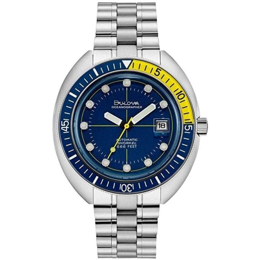 Bulova Oceanographer Automatic Blue Dial Stainless Steel Men's