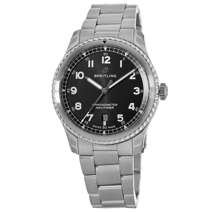 Breitling Navitimer Automatic 41 Black Dial Stainless Steel