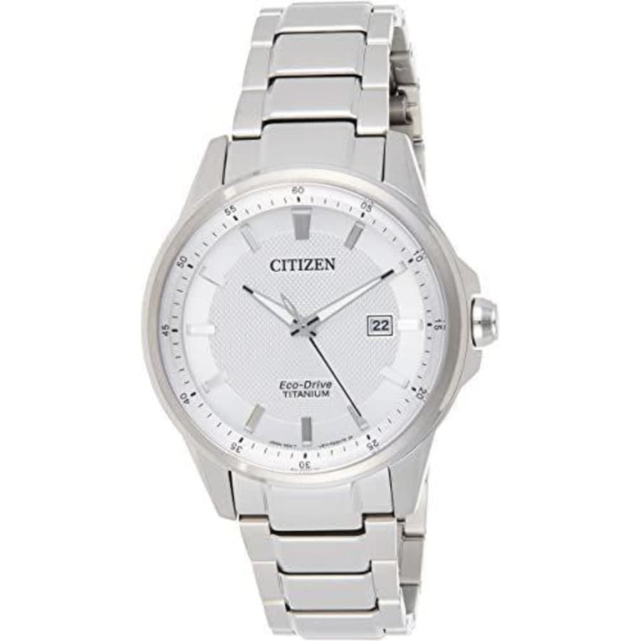 Citizen Eco-Drive Silver Dial Stainless Steel Men's Watch AW1490-50A