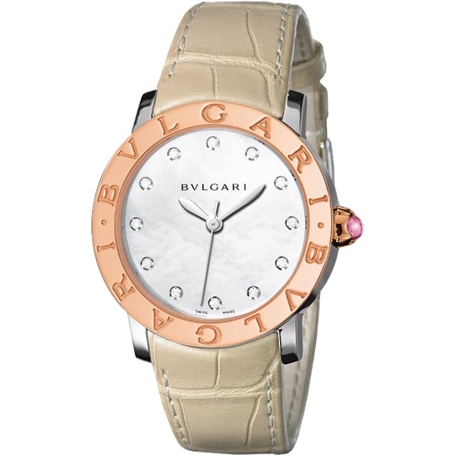 Bulgari Rose Gold Mother Of Pearl Dial Women s Watch BBL33WSPGL 12