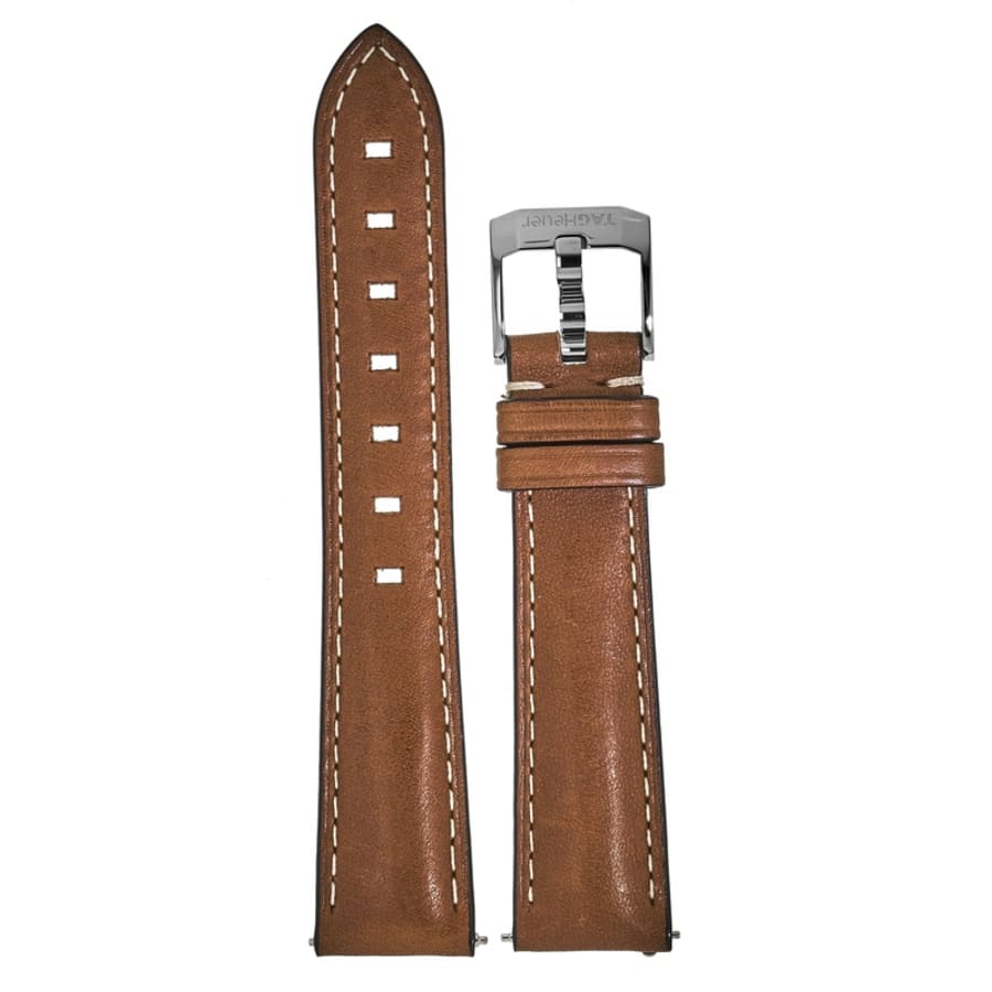 Brown Bi-material Leather Strap Calibre E4 45 mm Accessory - BT6270