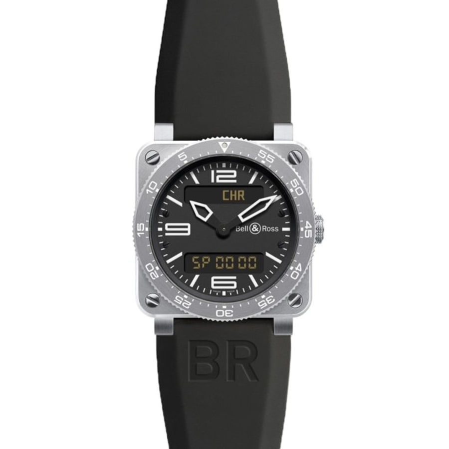 Bell & Ross Aviation Men's Watch BR03 Type Aviation Steel