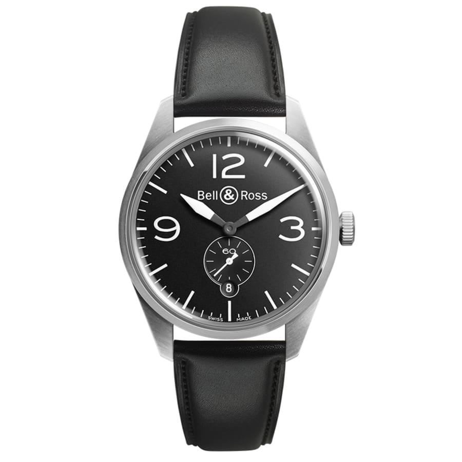 Bell & Ross Vintage Men's Watch BR-123-Original Black Bell & Ross Vintage Men's Watch BR-123-Original Black
