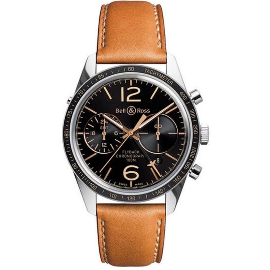 Bell & Ross Vintage Men's Watch BRV126-FLY-GMT/SCA | WatchMaxx