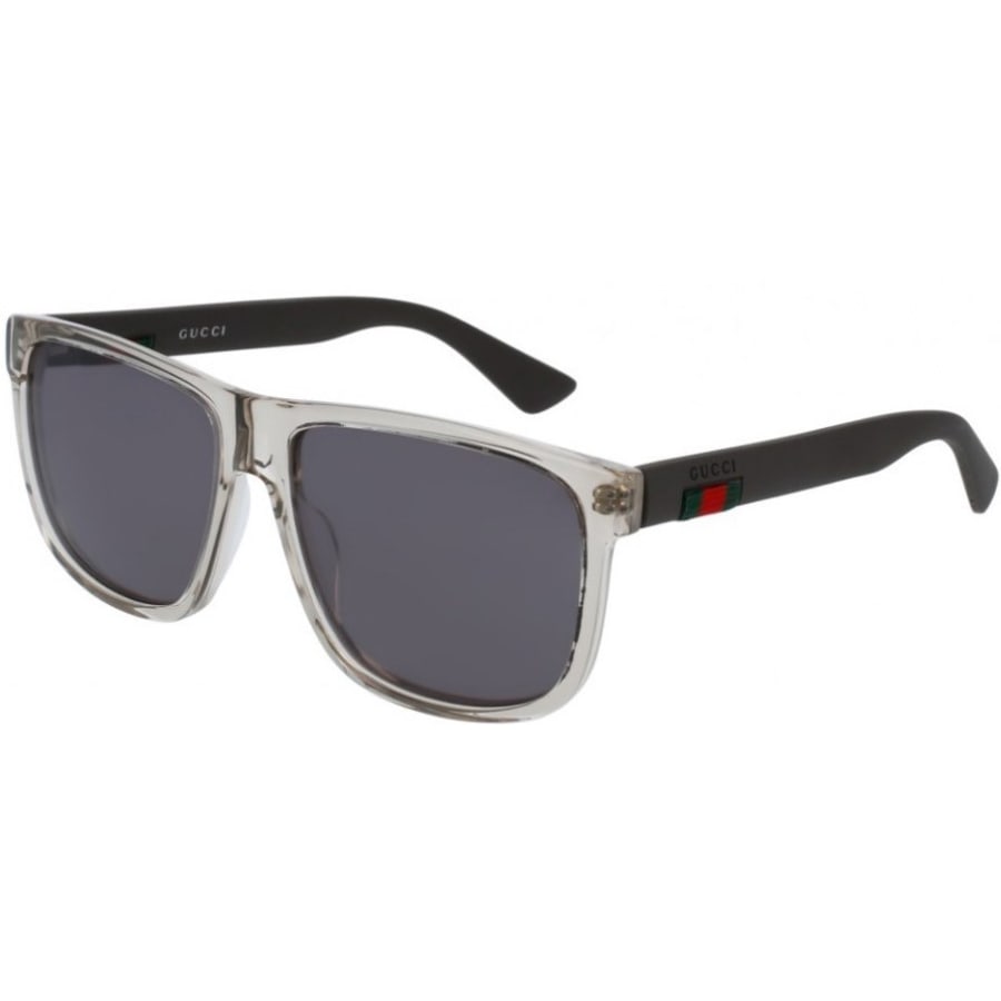 Gucci Translucent Square Acetate Men's Sunglasses GG0010S005