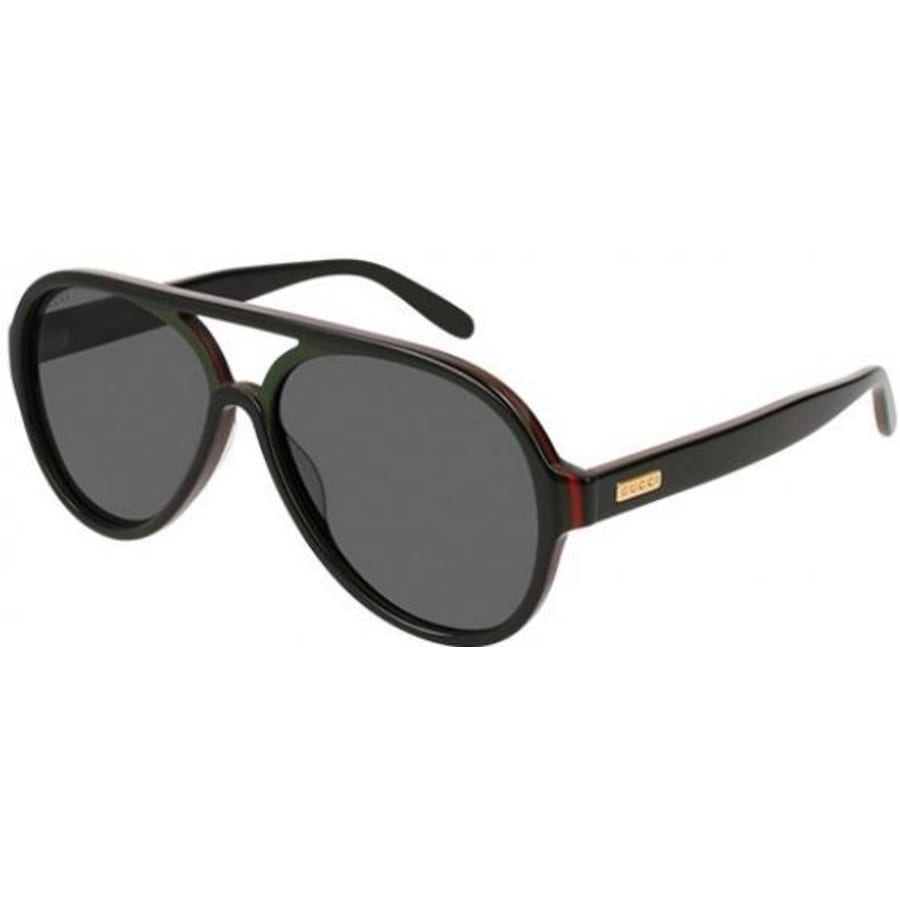 Gucci Black Pilot Men's Sunglasses GG0270S-002 | WatchMaxx.com