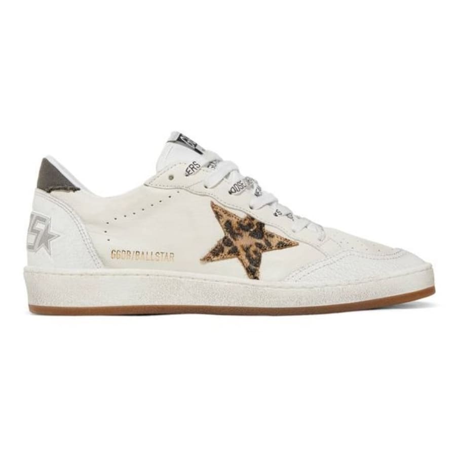 スニーカー GOLDEN Women Sneakers GWF00117 F006827 15710 Brown Golden Goose Ball Star Horsy Leopard Star and Black Heel Tab