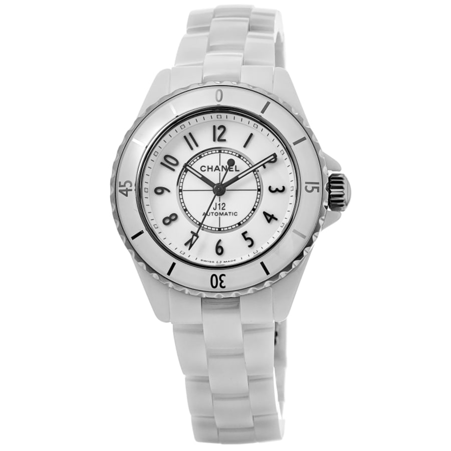 Pre-Owned Chanel J12 Women's 38mm Automatic White Ceramic Watch