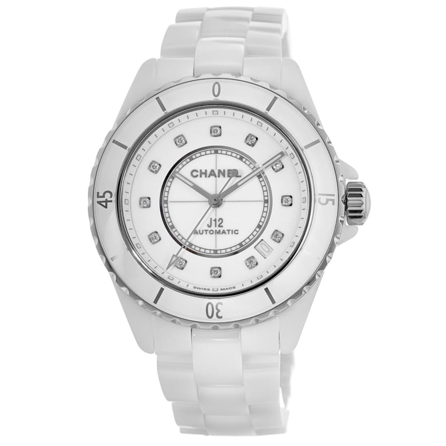 Chanel J12 Diamond White Dial Ladies Watch H5705 3599594131148