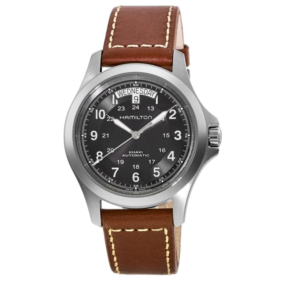 Hamilton Khaki Field King Auto Day-Date Black Dial Men's Watch H64455533