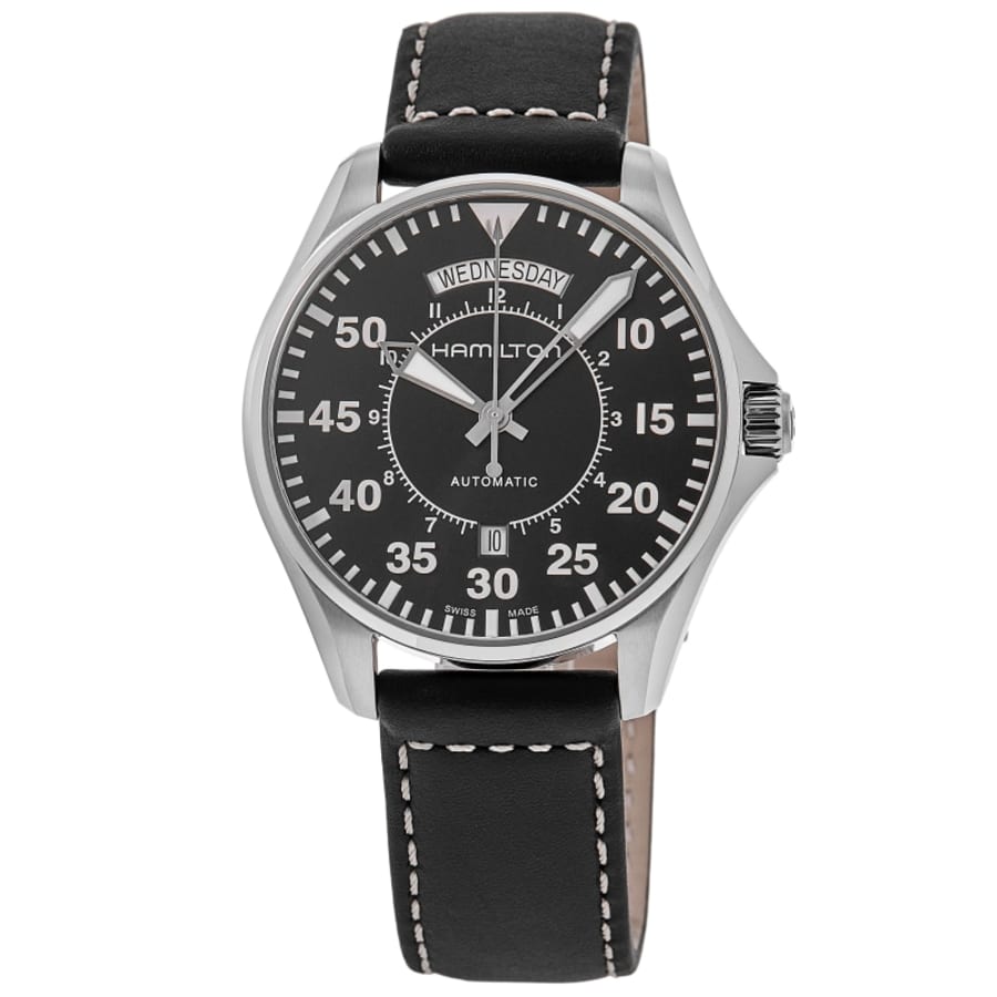 Hamilton Khaki Aviation Pilot Day Date Auto Men's Watch H64615735