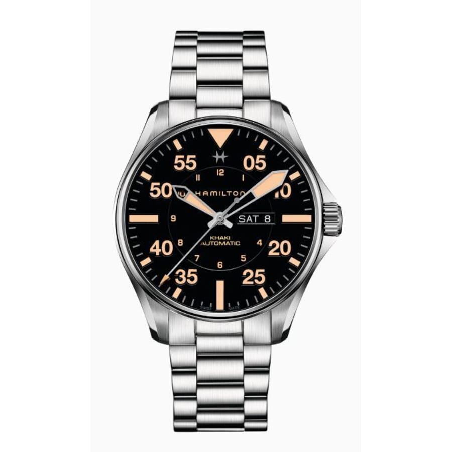 Hamilton Khaki Pilot Day Date Auto Men's Watch H64725131
