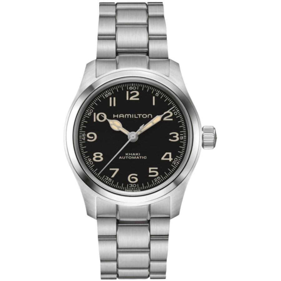Hamilton Khaki Field Murph Automatic Black Dial Steel Unisex Hamilton Khaki Field Murph Automatic Black Dial Steel Unisex