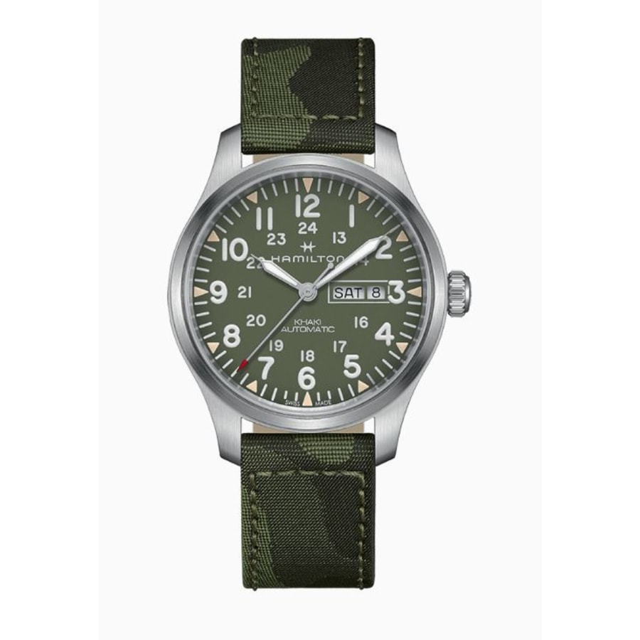 hamilton khaki field automatic 42mm day date