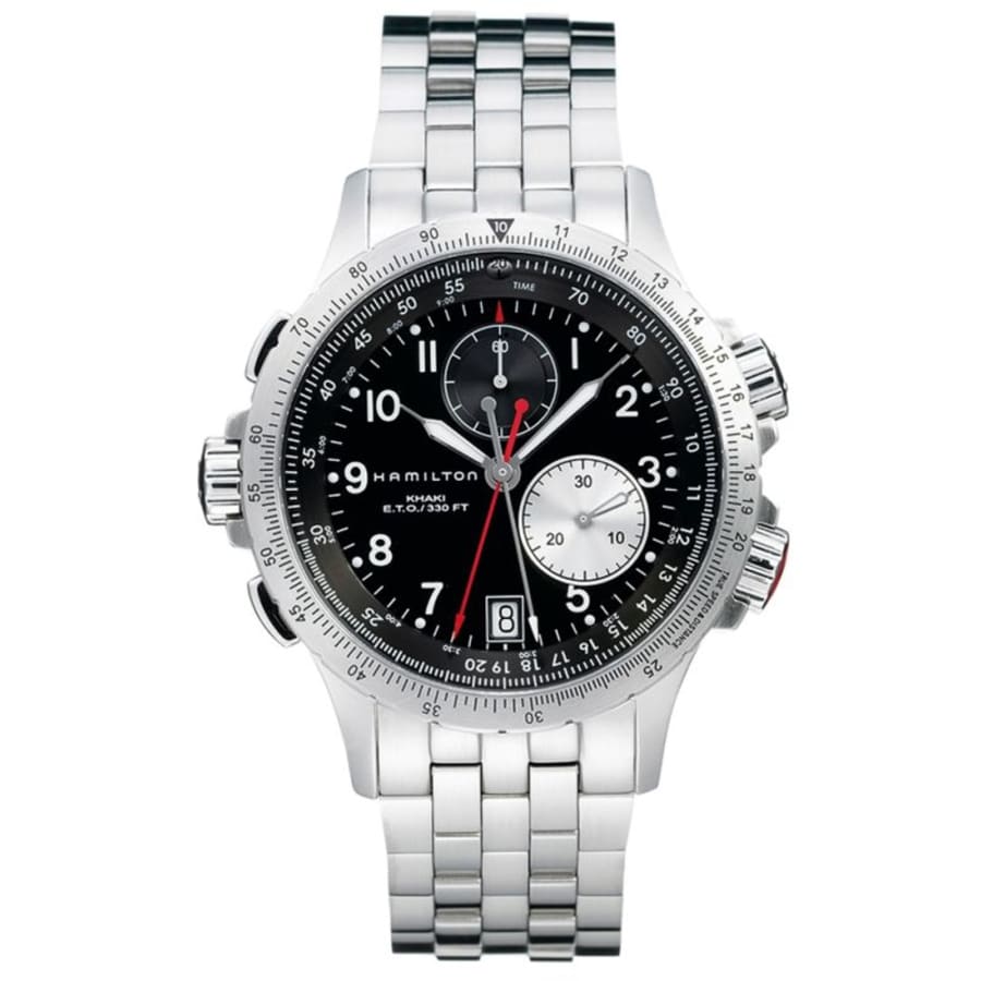 Hamilton Khaki Aviation ETO Chrono Quartz Men's Watch H77612133 Hamilton Khaki Aviation ETO Chrono Quartz Men's Watch H77612133