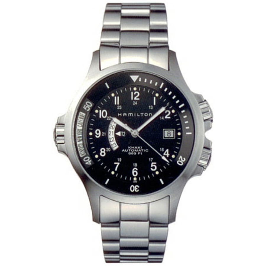 Hamilton Khaki Navy GMT Auto Men's Watch H77615133 | WatchMaxx