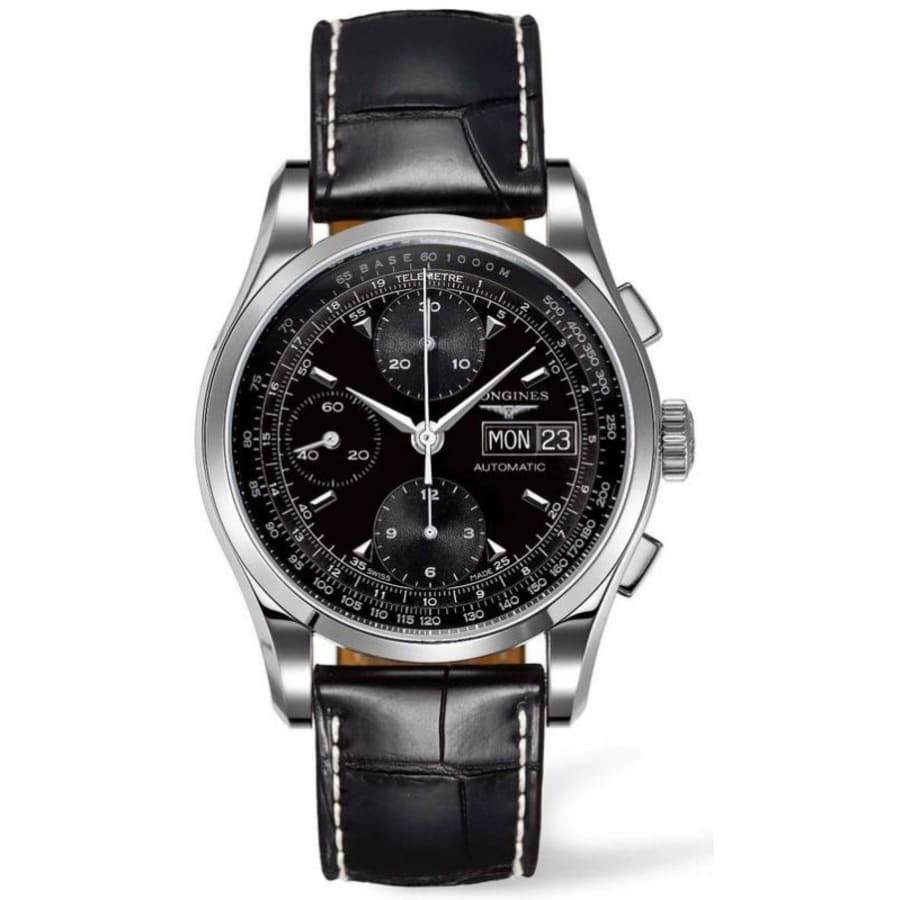 Longines Heritage Men's Watch L2.747.4.52.4 | WatchMaxx.com