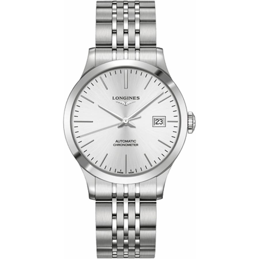 Longines Record Chronometer Men's Watch L2.820.4.72.6 | WatchMaxx